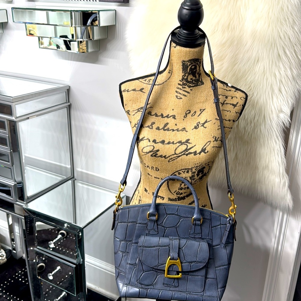 Dooney & Bourke Croc-Embossed Satchel